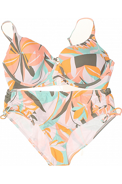 Sunseeker Dvoudílné plavky květinové oranžové na zavazování Vel. EU 40C | Sunseeker | obrázek 2