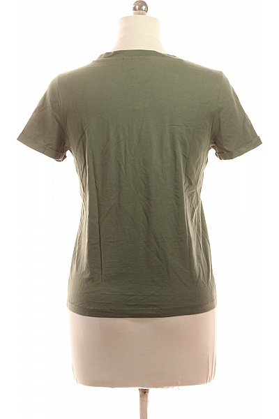 VERO MODA Zelené tričko s krátkým rukávem basic Velikost M | VERO MODA | obrázek 2