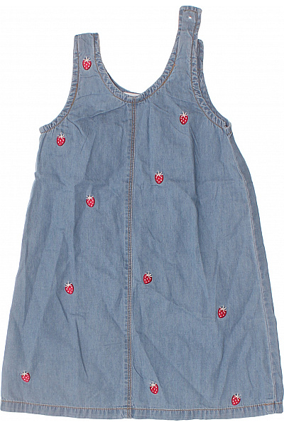 Name It Dětské džínové šaty s jahodami na léto Velikost 104 cm | Name It | obrázek 2