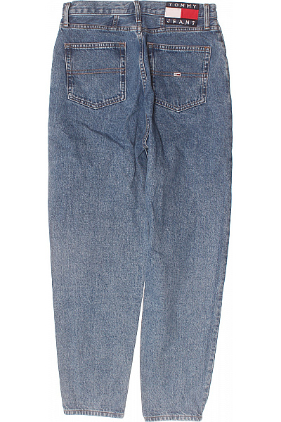 TOMMY HILFIGER Dámské modré bavlněné džíny volné s kapsami vintage Velikost EU 28/32 | TOMMY HILFIGER | obrázek 2