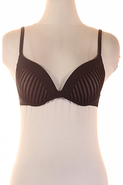 Hunkemoller Dámská podprsenka černá průsvitná push up Vel. 75B | Hunkemoller | obrázek 2