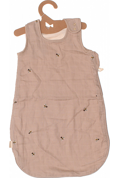 Dupačky Bavlněné Béžové S Včelkami Pro Kojence