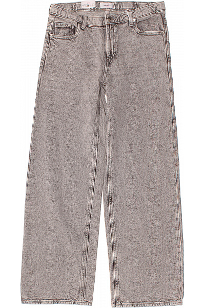 VERO MODA Dívčí džíny široké bavlněné šedé Vel. 164 CM | VERO MODA | obrázek 2