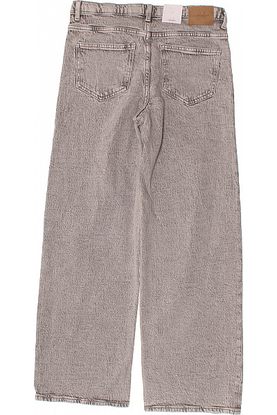 VERO MODA Dívčí džíny široké bavlněné šedé Vel. 164 CM | VERO MODA | obrázek 3