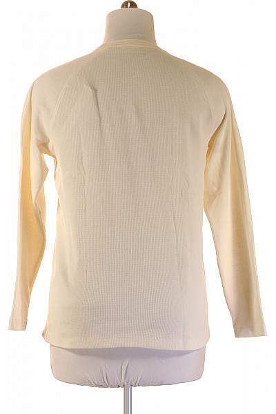 TOM TAILOR Dámské tričko s dlouhým rukávem béžové bavlněné basic Vel. m | TOM TAILOR | obrázek 2