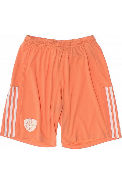 ADIDAS Dámské Oranžové Sportovní Kraťasy S Bočními Kapsami A Gumou V Pase Velikost 34