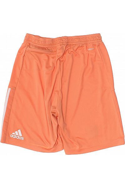 ADIDAS Dámské oranžové sportovní kraťasy s bočními kapsami a gumou v pase Velikost 34 | ADIDAS | obrázek 2