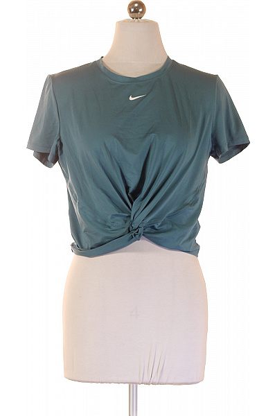 Nike Dámské Tričko S Krátkým Rukávem A Uzlem Fitness Velikost S
