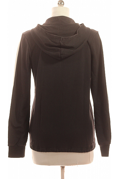 ADIDAS dámská mikina s kapucí na zip pruhovaná černá Velikost m | ADIDAS | obrázek 3