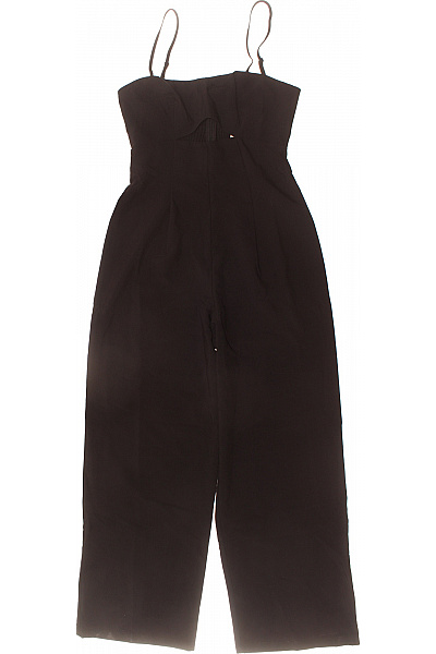 černé dámské overaly bez rukávů elegantní společenské Velikost 38 | Unimoda | obrázek 2