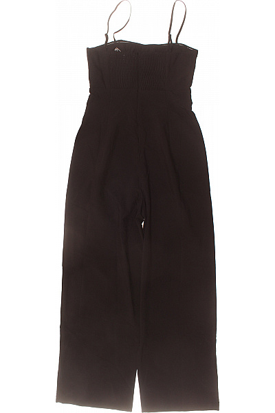 černé dámské overaly bez rukávů elegantní společenské Velikost 38 | Unimoda | obrázek 3