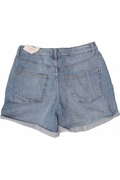 ONLY Dámské džínové kraťasy s vysokým pasem volnočasové krátké modré Vel. s | ONLY | obrázek 3