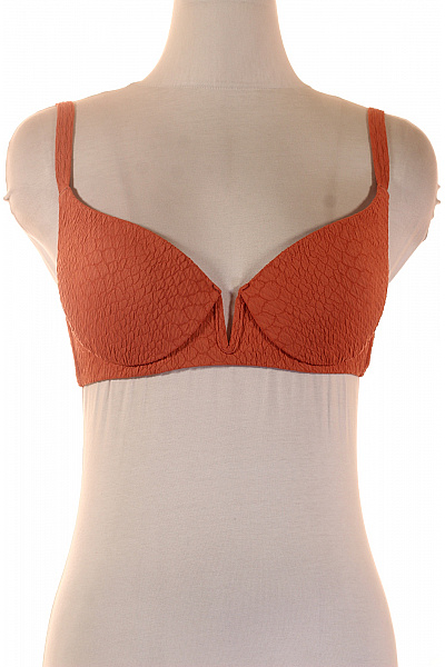 dámské plavky oranžové texturované push up Velikost 38B | Unimoda | obrázek 2