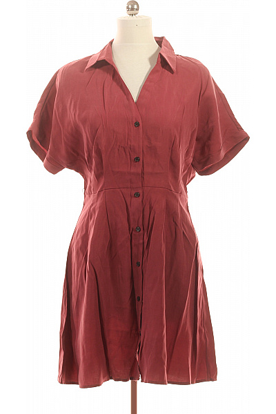 ONLY dámské šaty košilové krátký rukáv letní volnočasové červené Velikost l | ONLY | obrázek 2