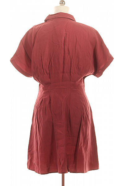 ONLY dámské šaty košilové krátký rukáv letní volnočasové červené Velikost l | ONLY | obrázek 3