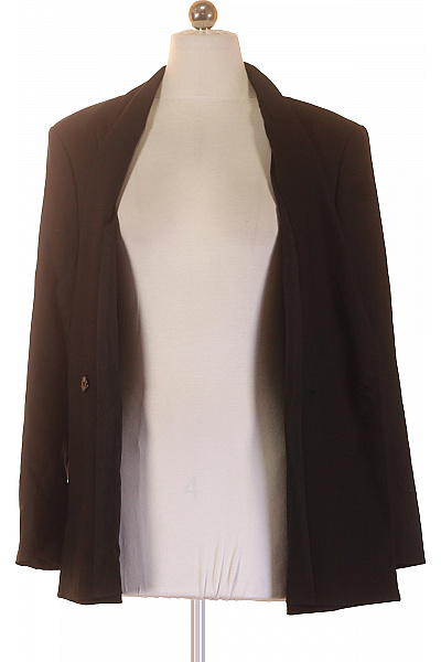 Bershka Dámské dvouřadé sako černé elegantní business Velikost S | Bershka | obrázek 3