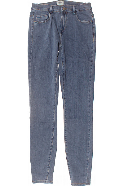 ONLY Dámské Džíny Strečové úzké S Kapsami Modré Velikost 32
