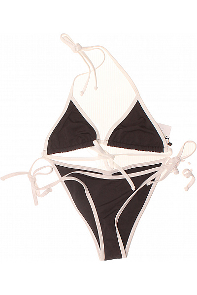 TRENDYOL Dámské bikiny trojúhelníkové na zavazování černé Vel. EU 34 | TRENDYOL | obrázek 2