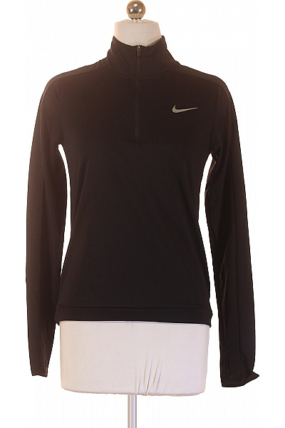 Nike dámská mikina na běhání se zipem u krku jednobarevná funkční Vel. XS | Nike | obrázek 2
