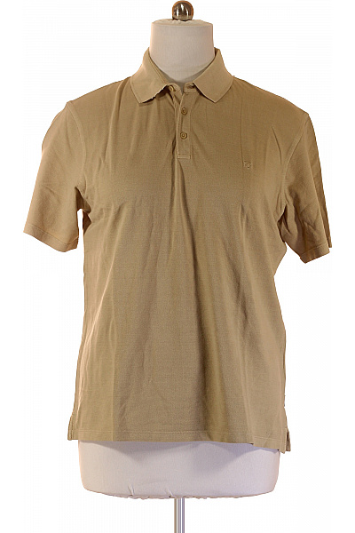 JACK & JONES Pánské tričko s límečkem béžové krátký rukáv jednobarevné basic polo Velikost xl | JACK & JONES | obrázek 2