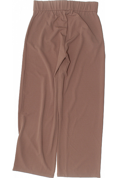 ONLY Dámské hnědé široké kalhoty s kapsami volnočasové Velikost L | ONLY | obrázek 2