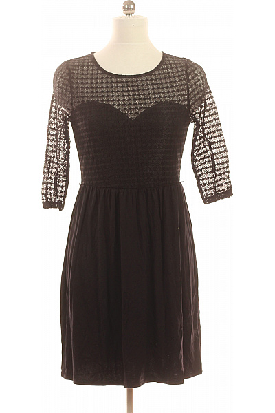 Dámské šaty Krajkové S Krátkým Rukávem Velikost 42