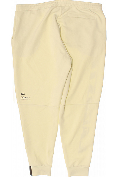 LACOSTE Dámské tepláky žluté s potiskem volnočasové Velikost XXL | LACOSTE | obrázek 3