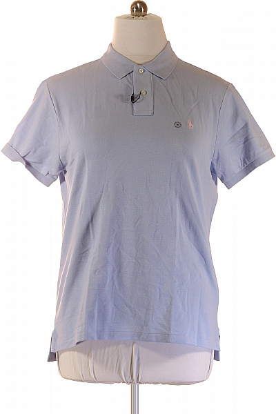 Ralph Lauren Pánské Bavlněné Polo Tričko S Krátkým Rukávem A Límečkem Jednobarevné Velikost XL