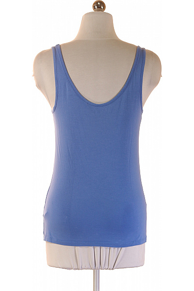 Next Dámské modré tílko bez rukávů jednobarevné basic Vel. 10 | Next | obrázek 2