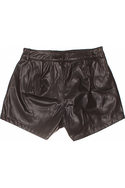 Dámské kožené kraťasy s vysokým pasem a kapsami Vel. 34 | Unimoda | obrázek 3