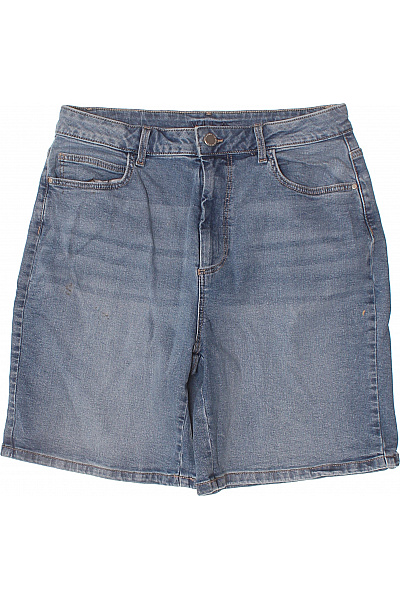 VILA Dámské džínové kraťasy volnočasové krátké s kapsami modré Velikost 40 | VILA | obrázek 2