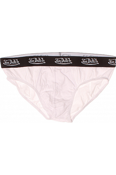 Von Dutch Pánské Bavlněné Bílé Slipové Spodní Prádlo Velikost XL