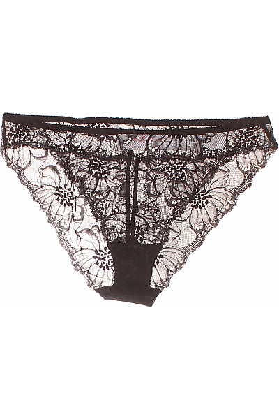 Dámské krajkové kalhotky černé květinové | Unimoda | obrázek 2
