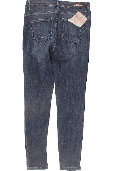 ONLY Dámské modré strečové džíny skinny s dírami Vel. l | ONLY | obrázek 2