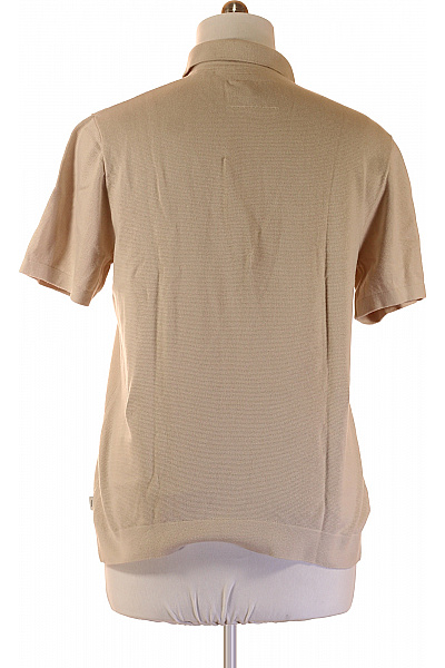 JACK & JONES Pánské béžové polo tričko s krátkým rukávem a límečkem Velikost xl | JACK & JONES | obrázek 3