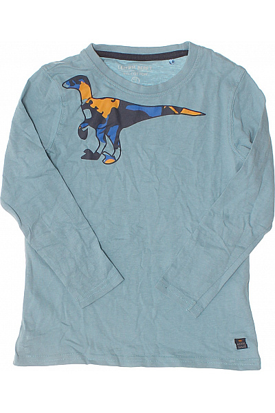 Lemon Beret Modré Tričko S Dinosaurem Bavlna Vel. 122