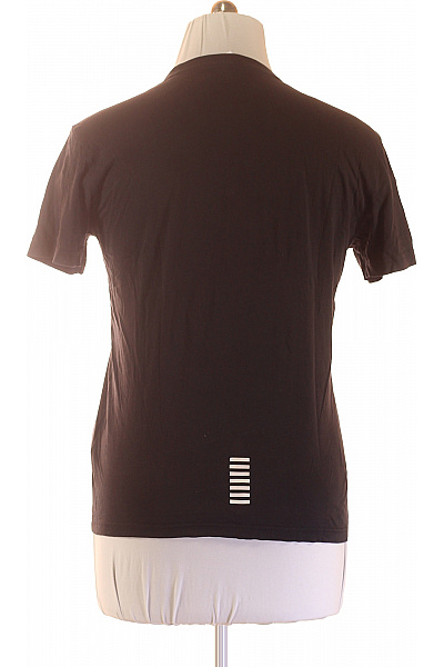 ARMANI Dámské tričko s krátkým rukávem jednobarevné s nápisem Velikost XL | ARMANI | obrázek 3