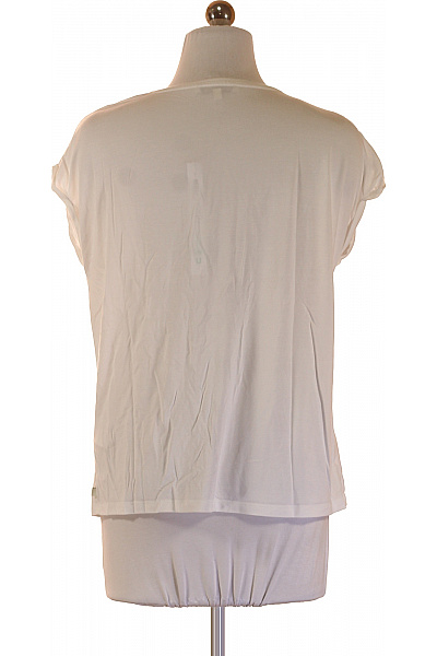 TOM TAILOR Dámské tričko s krátkým rukávem bílé basic Velikost XS | TOM TAILOR | obrázek 2