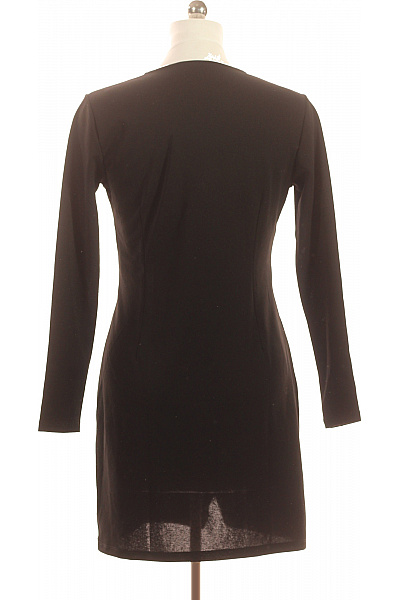 VERO MODA Dámské černé šaty zavinovací s dlouhým rukávem elegantní Velikost M | VERO MODA | obrázek 2