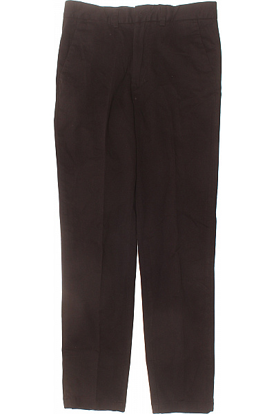 JACK & JONES Pánské Bavlněné Kalhoty Hnědé Volnočasové Rovné S Kapsami Velikost 28/32