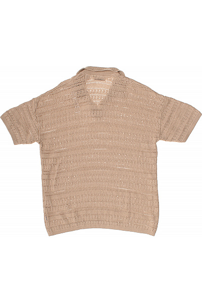 ONLY & SONS Pánské béžové tričko s krátkým rukávem a límečkem Vel. m | ONLY & SONS | obrázek 3