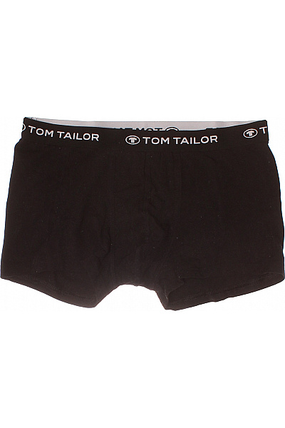 TOM TAILOR Boxerky Pánské Bavlněné černé