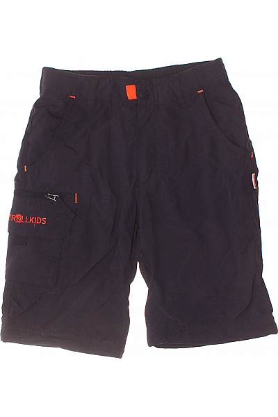 TROLLKIDS Dětské Chlapecké Kraťasy černé Polyesterové Velikost 140