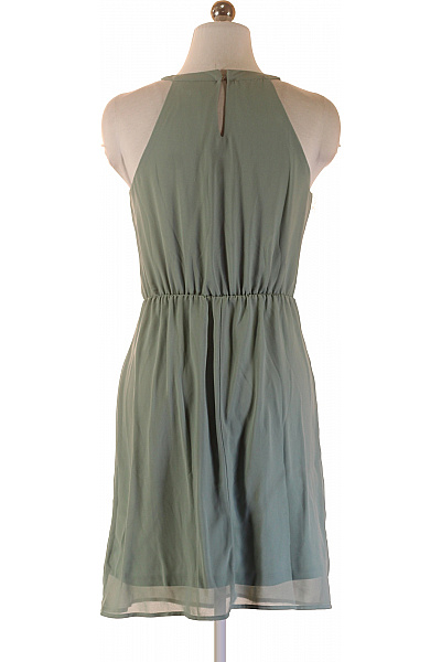 VILA Zelené šaty bez rukávů krajkové letní elegantní Vel. 34 | VILA | obrázek 2