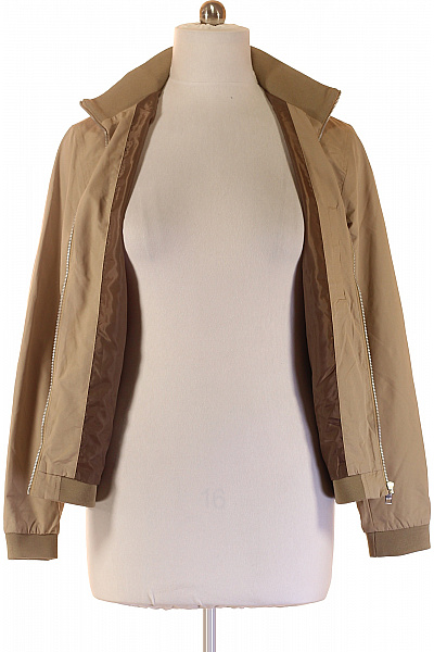 JACK & JONES Pánská béžová bunda bomber se zipem lehká moderní Vel. l | JACK & JONES | obrázek 3