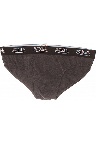 Von Dutch Pánské Bavlněné Slipy šedé Velikost XL