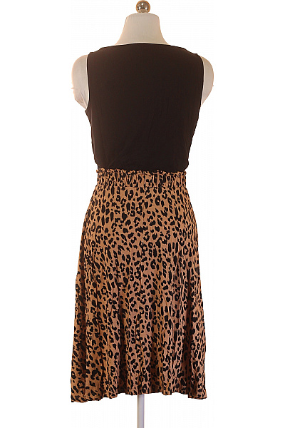 šaty bez rukávů zvířecí vzor midi volnočasové letní Velikost 36 | Unimoda | obrázek 2