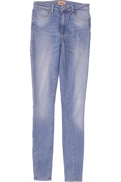ONLY Dámské Džíny Skinny Modré Strečové Velikost 34