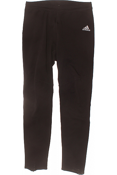 ADIDAS Dámské černé Sportovní Tepláky Polyesterové Velikost L