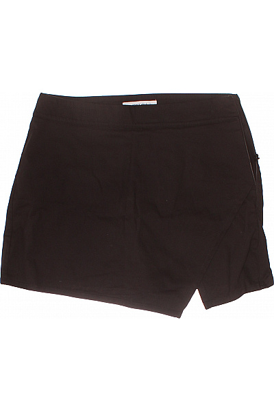 Dámské černé Mini Sukňové Kraťasy Volnočasové Velikost 34